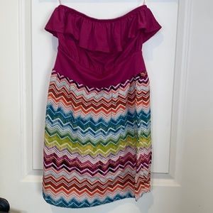 Derek Heart Strapless Dress Size Medium